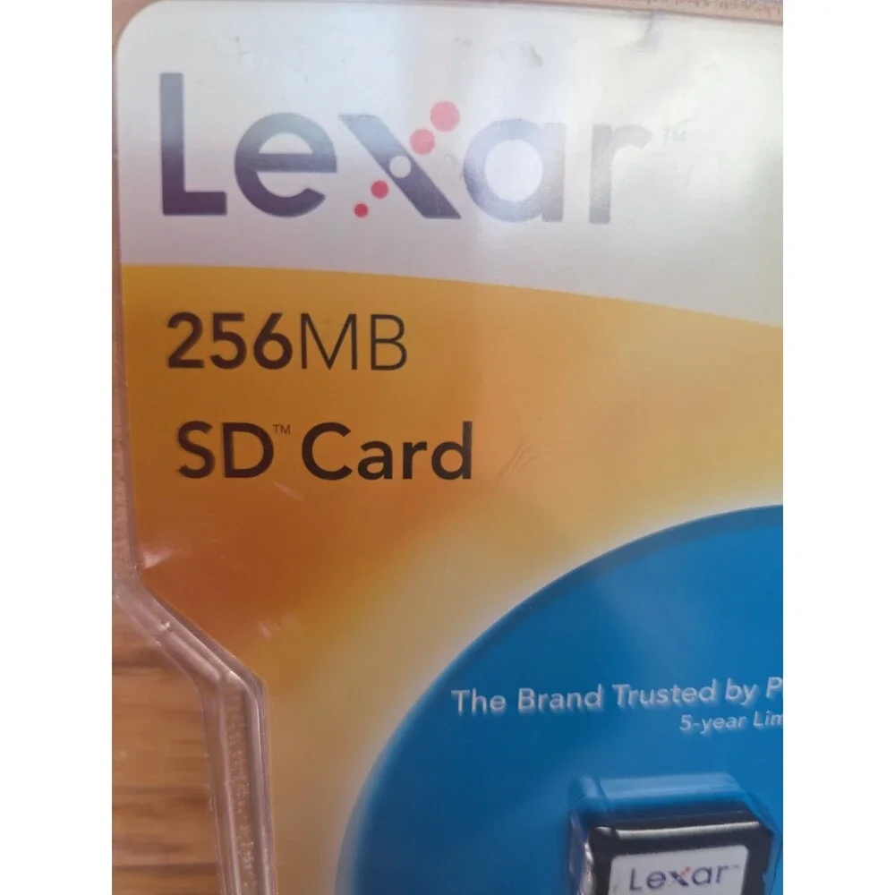 Lexar 256MB SD Card Factory Sealed